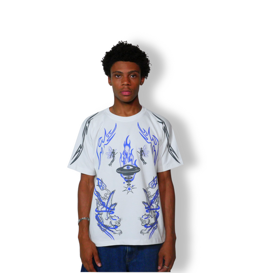 White Astral Tee